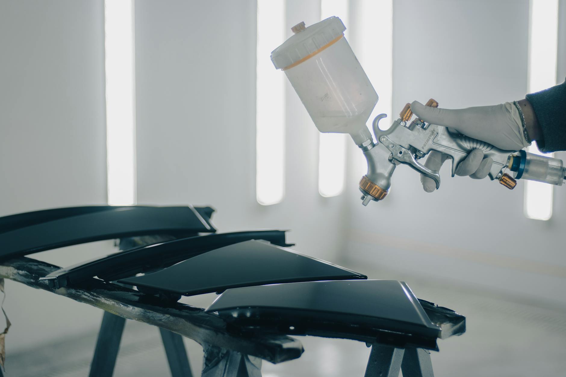 Stoßstangenneulackierung